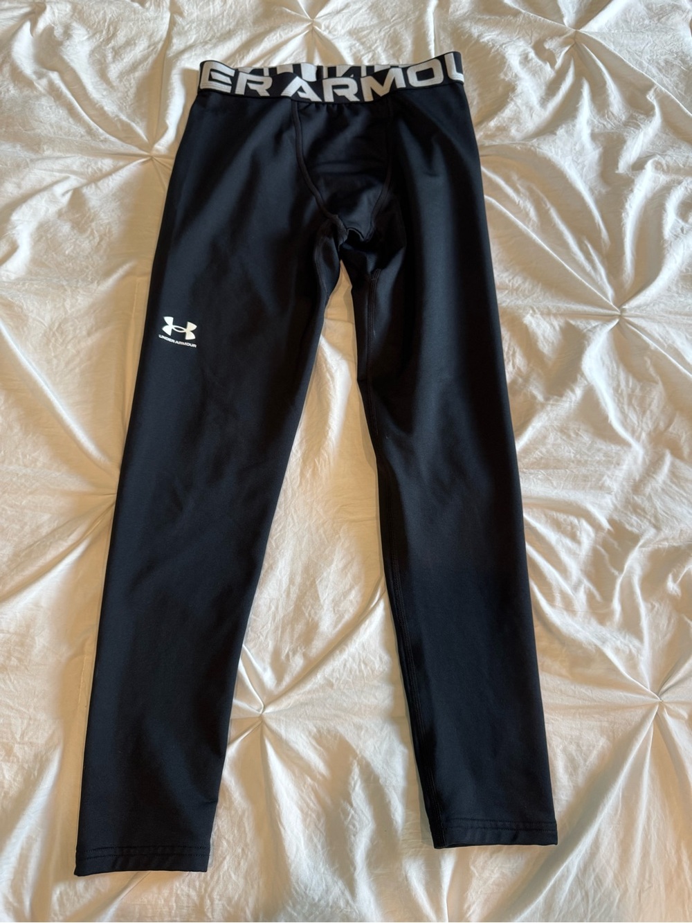 Under Armour ColdGear Compression Leggings | Youth Large (YLG) | Black